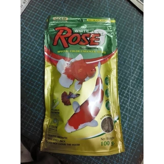 อาหารปลาRoseเม็ดจิ้ว100กรัม(สินค้าพร้อมส่งทุกวัน)