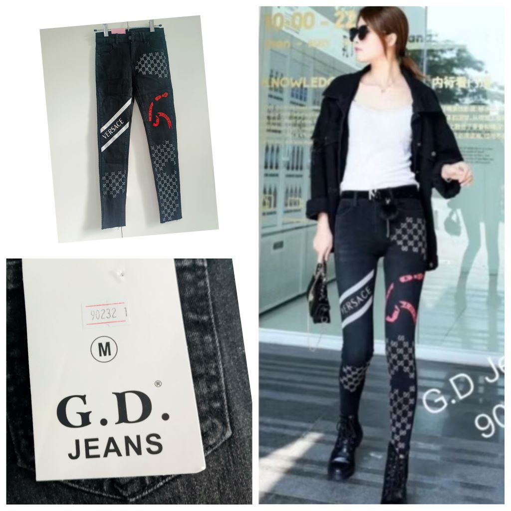 กางเกงยีนส์สกินนี่งานป้าย G.D.JEANS มือ 1