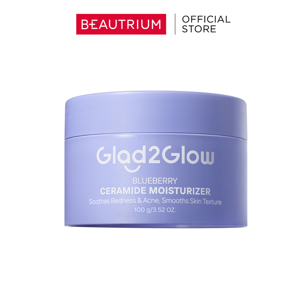 GLAD2GLOW Blueberry Ceramide Moisturizer ผลิตภัณฑ์บำรุงผิวหน้า 100g