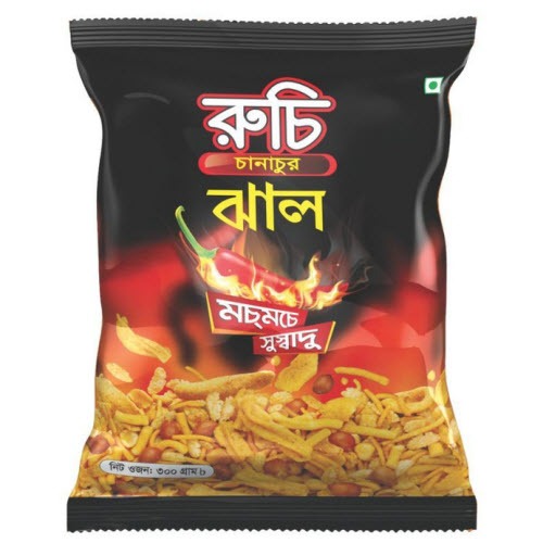 Ruchi Chanachur ขนมกรอบเผ็ด Spicy/Hot Flavor 300g Jhuri Bhujia Bangladeshi Snacks ขนมบังคลาเทศ ขนมอิ