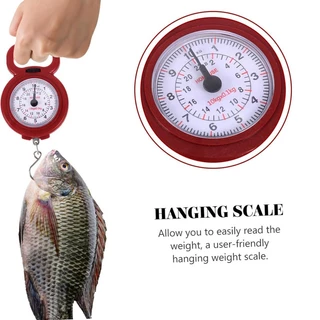 Hook Spring Scale เครื่องชั่งตกปลาแบบพกพา 10 กก. เครื่องชั่งอาหาร เครื่องชั่งกระเป๋าเดินทาง