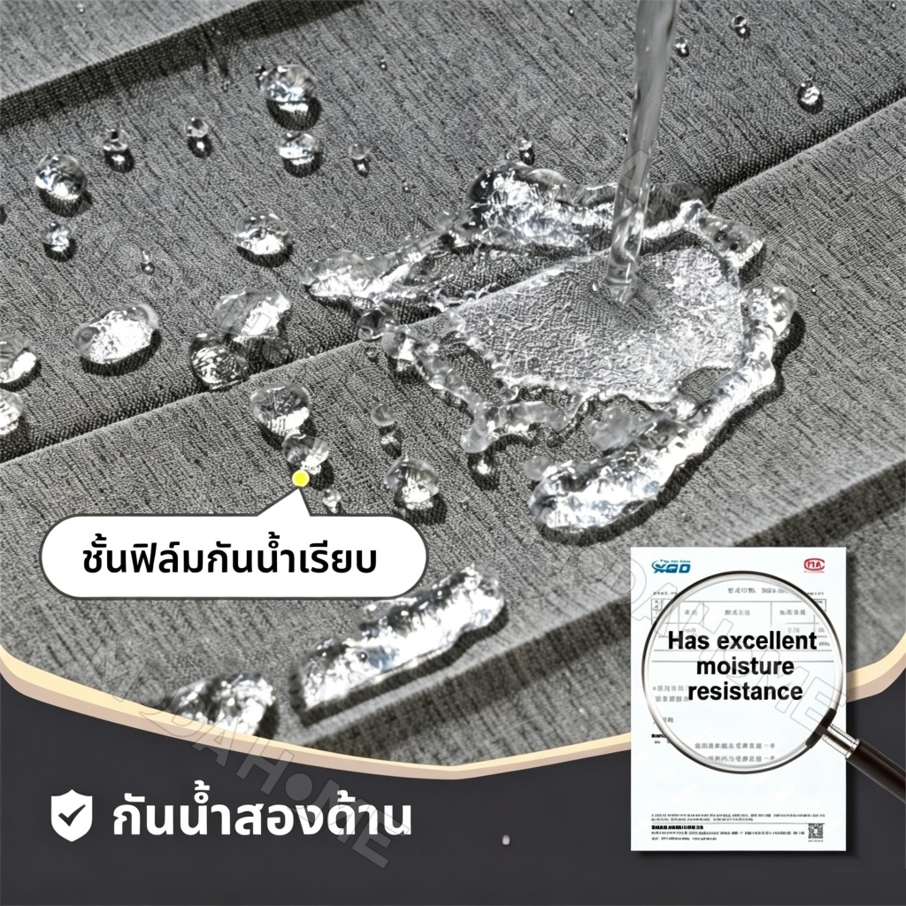 MODA ม่านกั้นห้องอเนกประสงค์120/180ซม. ผ้าหนากันน้ำ รูปที่ 5