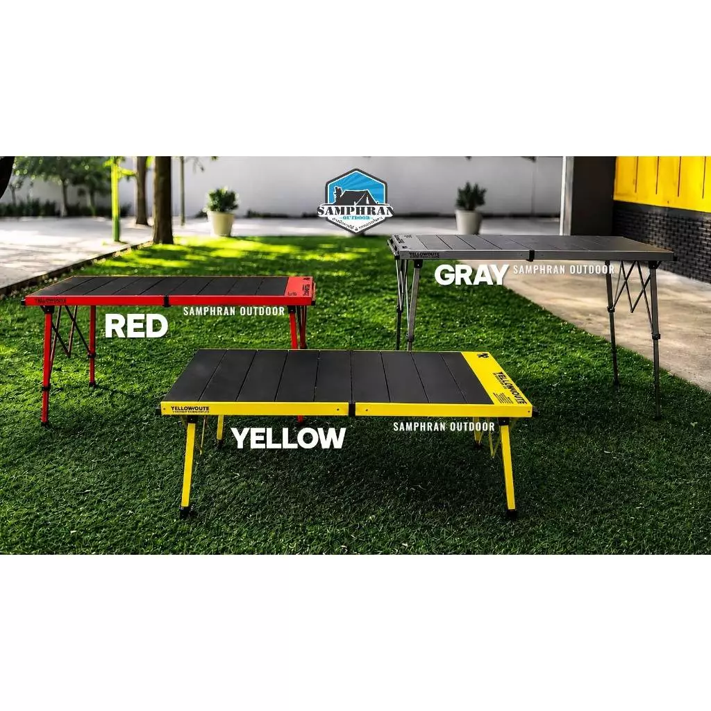 🦒โต๊ะ Yellow Route รุ่น🦒NEW Giraffe Table 2026 ขนาดใหญ่พิเศษ ปรับความสูงได้