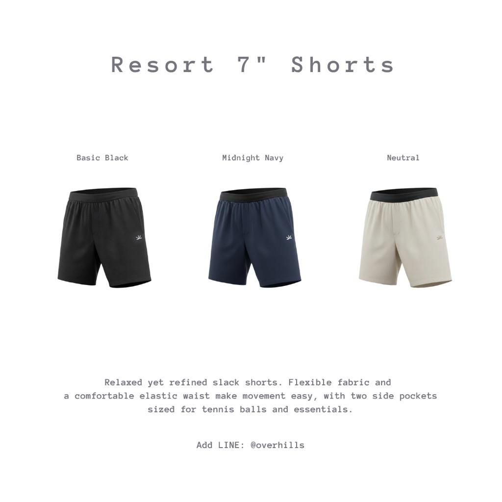 [พร้อมส่ง] Resort 7" Shorts