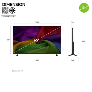 [NEW 2026] LG 65NU805BPSC Smart TV 65 นิ้ว UHD 4K 65NU805 ThinQ HDR10 Pro Magic Remote ประกันศูนย์