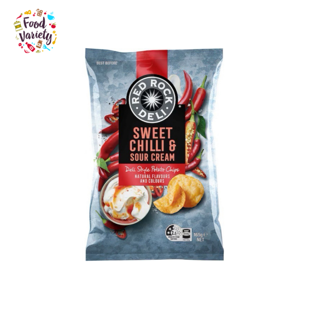 Red Rock Deli Sweet Chilli & Sour Cream Potato Chips 165g