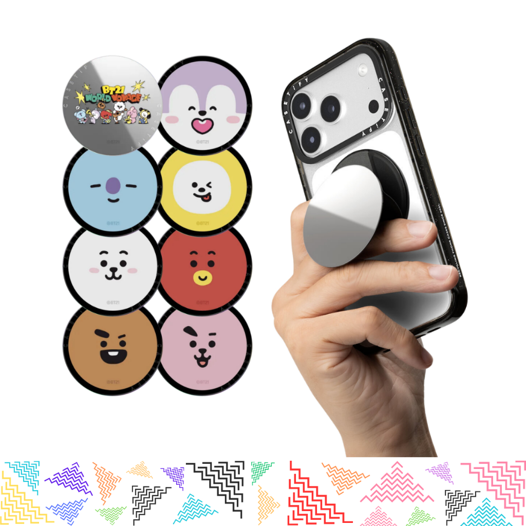 อุปกรณ์ CASETiFY | BT21 Snappy Grip Stand [BT21] แท้ พร้อมส่ง