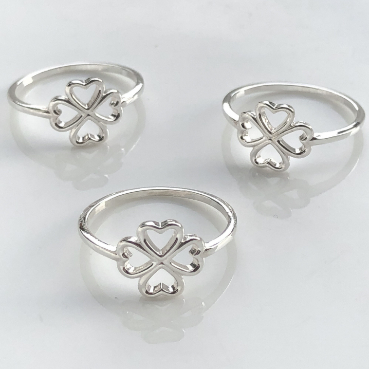 Sister J | แหวนใบโคลเวอร์เงินแท้ silver 925 | Clover Ring