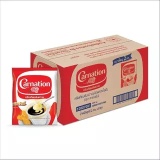 Carnation คาร์เนชั่น ครีมเทียม นมข้นหวาน ยกลัง 8 ถุง ถุงละ 2 กก. ส่งด่วน