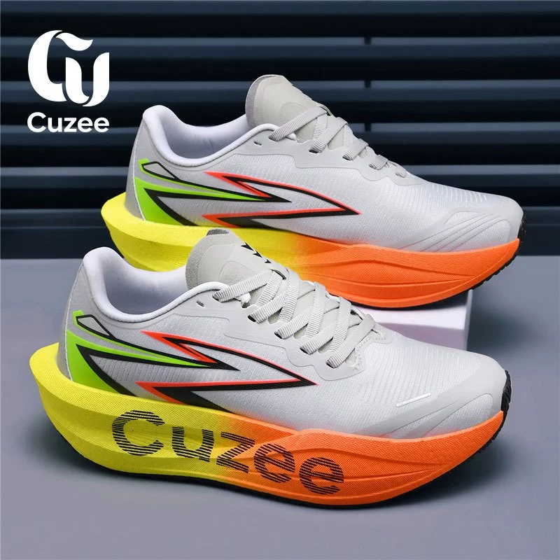 CUZEE รองเท้าวิ่งเทรนนิ่ง ระบายอากาศได้ดี เบาพิเศษ ดูดซับแรงกระแทก ไม่เจ็บเท้า