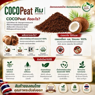 [Organic]CocoPeat ล้างสารเทนนิน ขนาด 100 ลิตร By.คิม เกษตรเงินล้าน