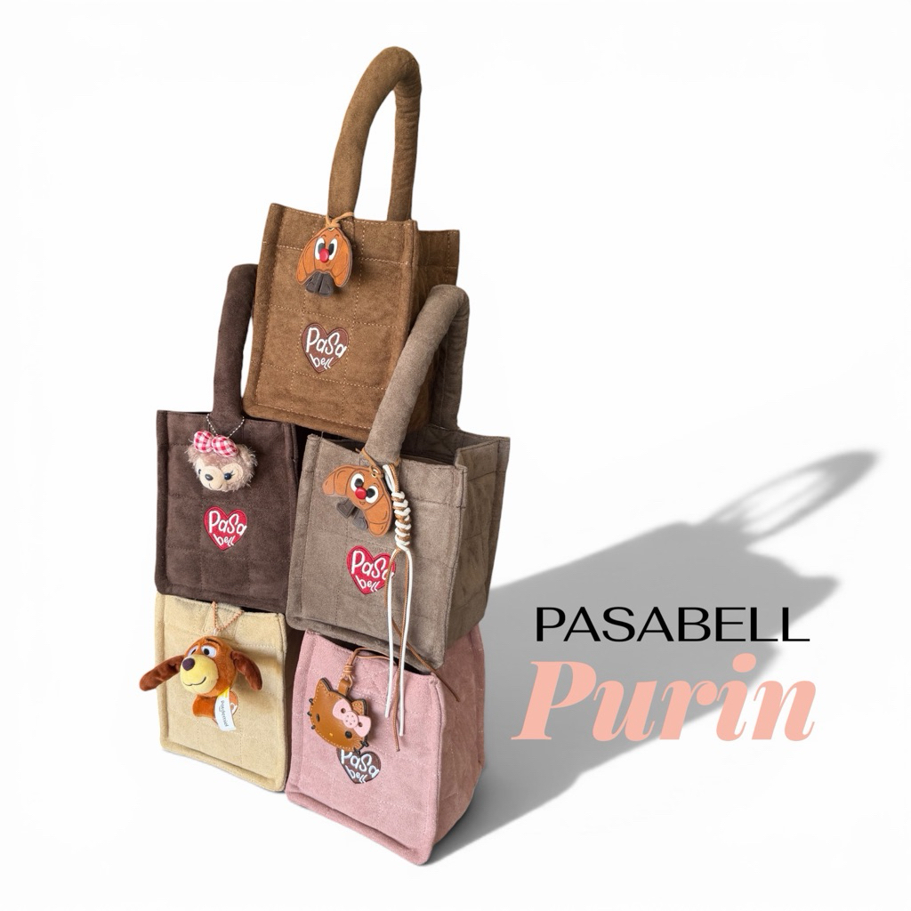 กระเป๋าถือ cute มาก รุ่น **PURIN** นุ่มนิ่มมาก (ไม่มีพวงกุนแ
