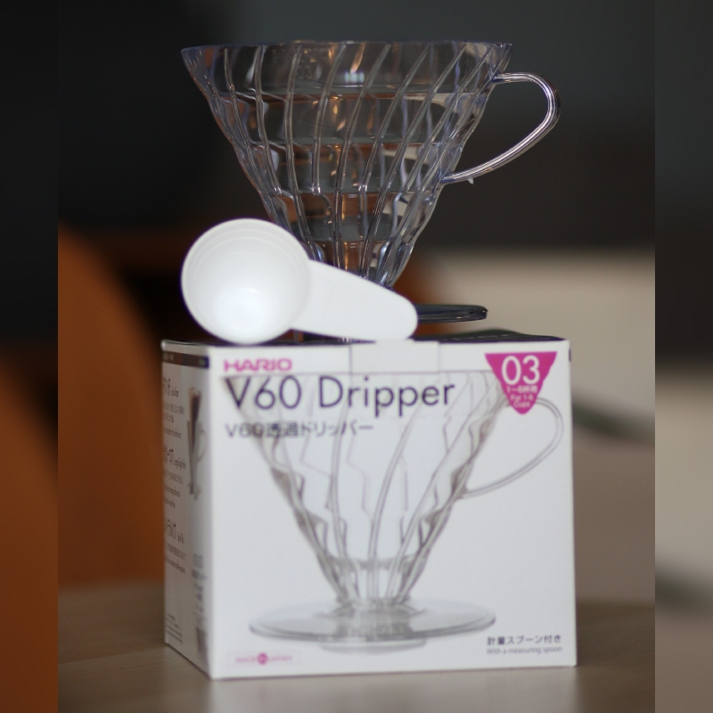 กรวยดริปกาแฟ Hario V60 Dripper W03 สีใส
