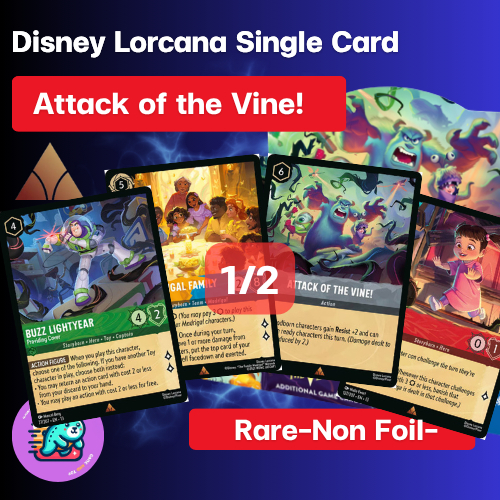 [Set 13 Attack of the Vine!] Rare -Non Foil- 1/2 [All color] Single Card Disney LORCANA ENG [Ravensburger]