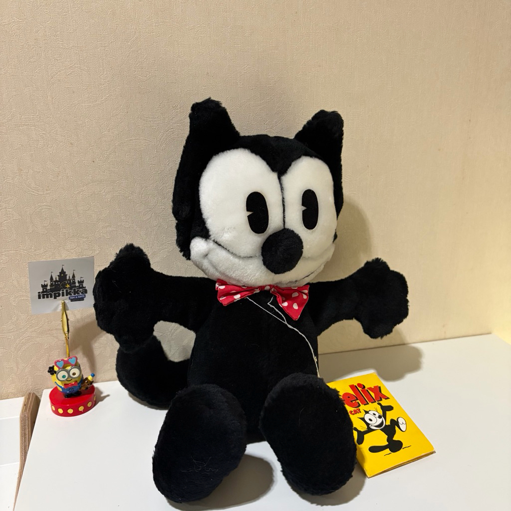 ( New 🌟RARE ) Vintage Felix Normal "FELIX THE CAT" Plush Toy