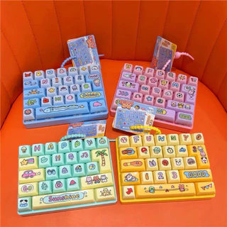 🩷 คีย์บอร์ด ของเล่น 🩷 Keybord 24 keys ของเล่นพวงกุญแจ สีน่ารัก สดใส กดได้ สนุกด้วย