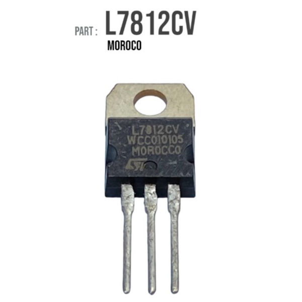 L7812CV STMICROELECTRONICS Linear Voltage Regulator 7812 Fixed Positive 19V To 35V In, 12V And 1.5A 