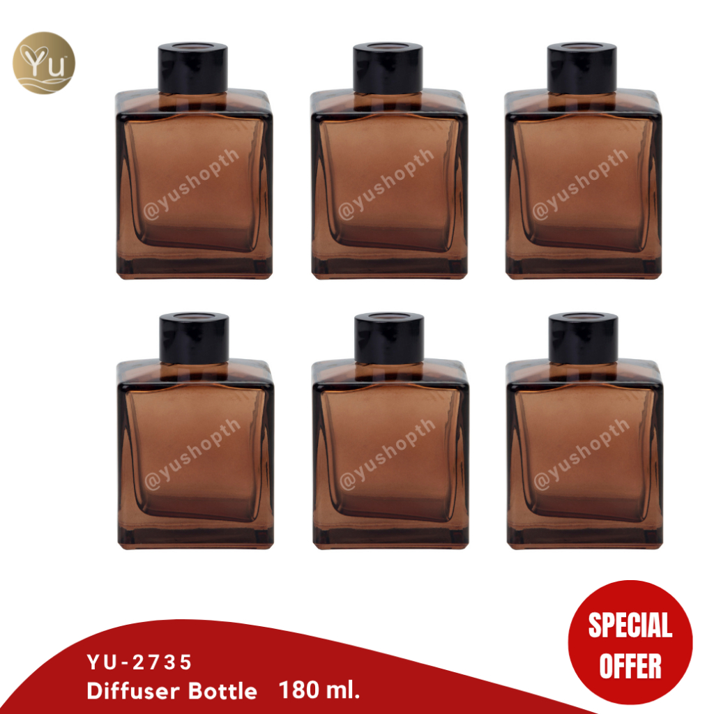 ขวดเปล่า ขวดไม้หอม รหัส 2735 ความจุ 180 ml. | Room Diffuser Bottle
