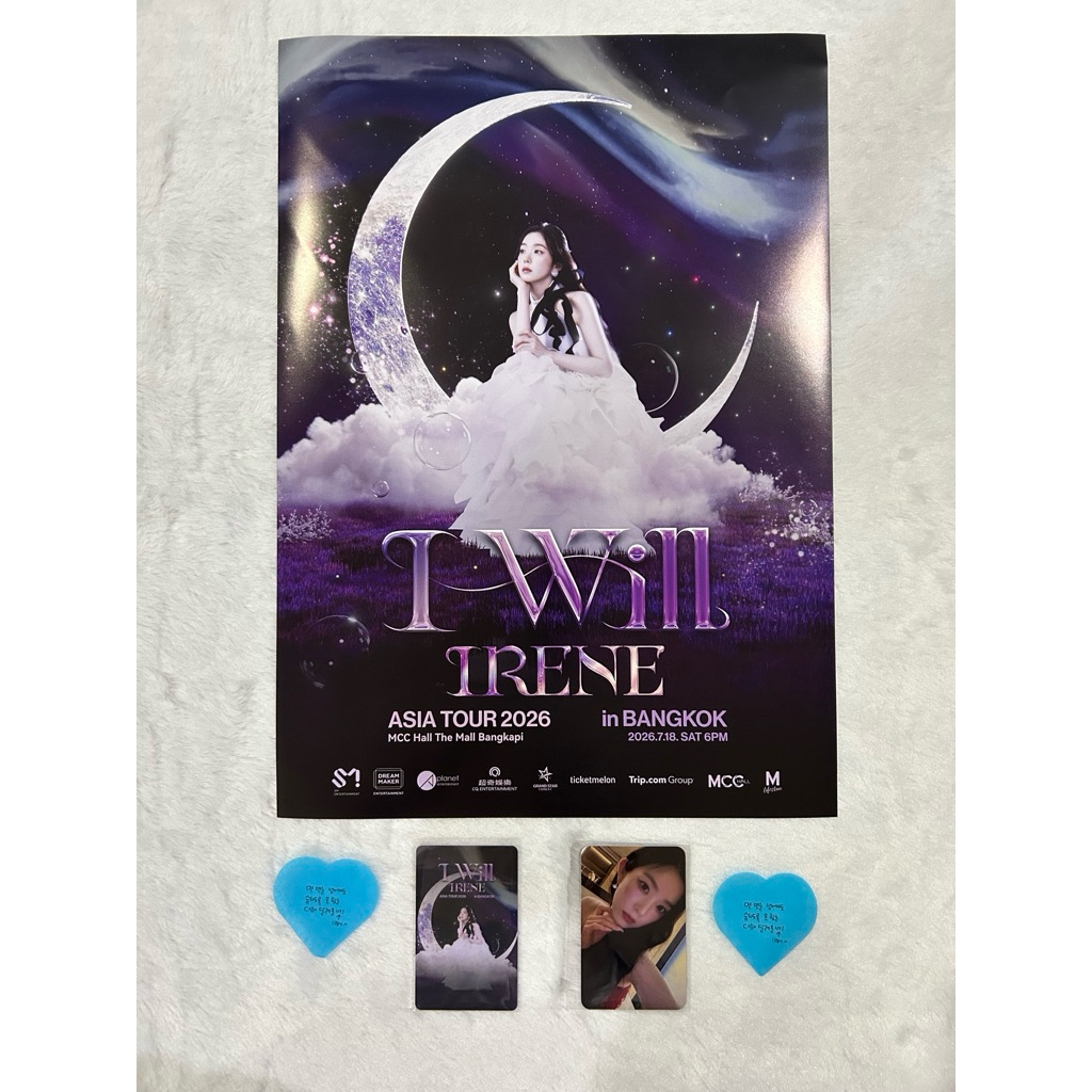 Irene I Will Concert In Bangkok Photocard Poster ไอรีน Red Velvet