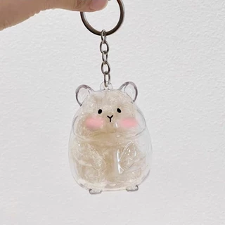 🐰แคปซูลเก็บขนสัตว์เลี้ยง🐰 พวงกุญแจสัตว์เลี้ยง กระต่าย/หนูแฮม/แมว/สุนัข(ส่งจากไทย🇹🇭)
