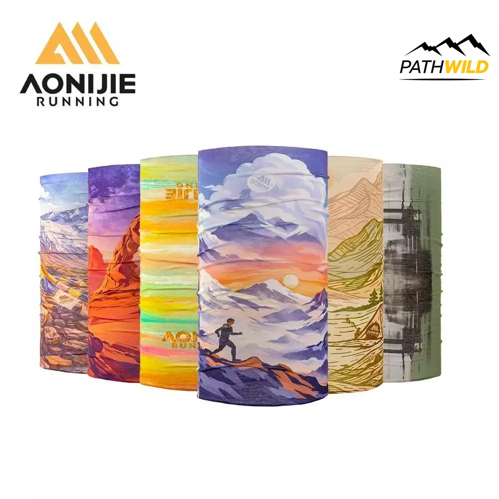 AONIJIE E4446 Multifunctional Sports Headwear Headband ผ้าบัฟ ผ้าคาดศีรษะ ซับเหงื่อ ระบายอากาศดี แห้งเร็ว ไม่มีรอยตะเข็บ