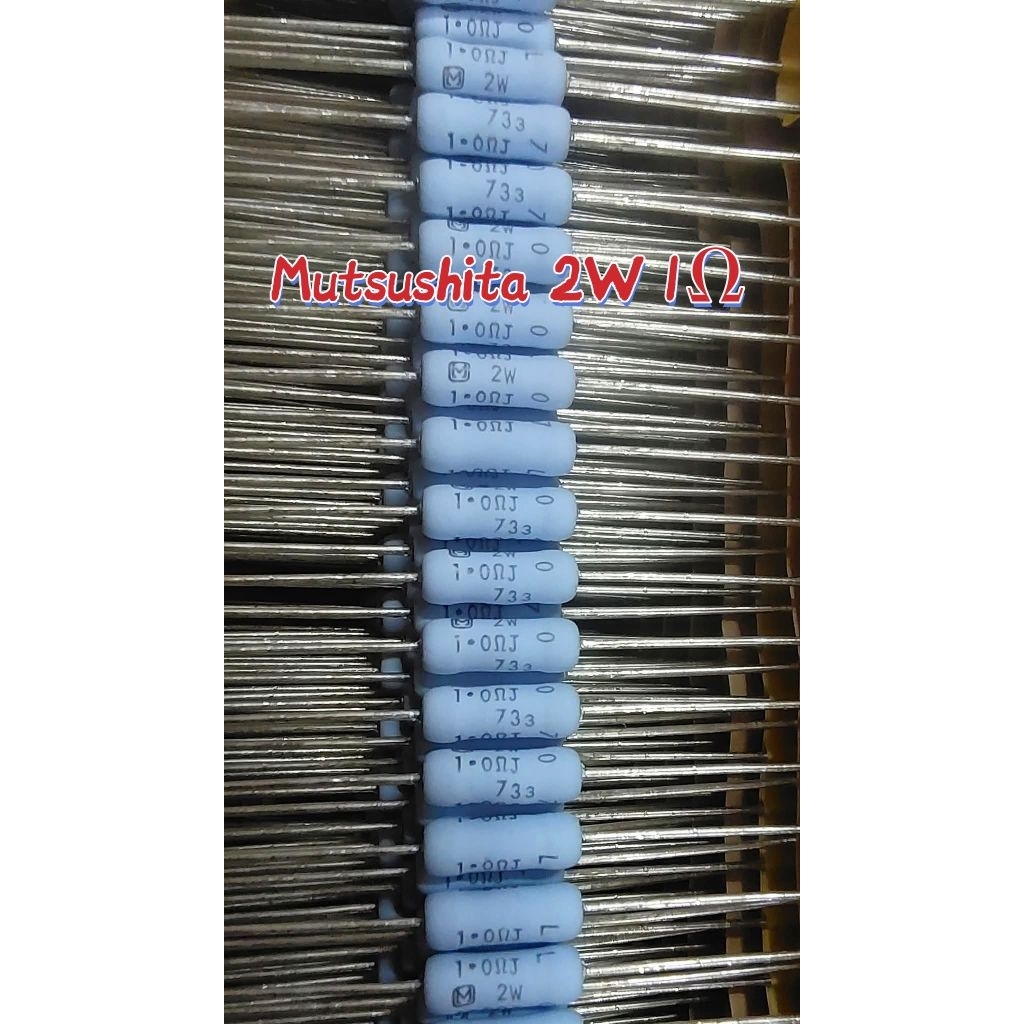 Matsushita. R 2W 1Ωโอห์ม (10 ตัว 40 บาท)