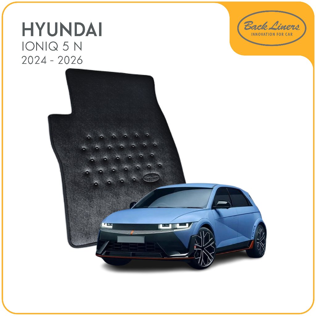 [Back Liners] HYUNDAI พรมปูพื้นรถยนต์เข้ารูป IONIQ 5 N 2024 - 2026