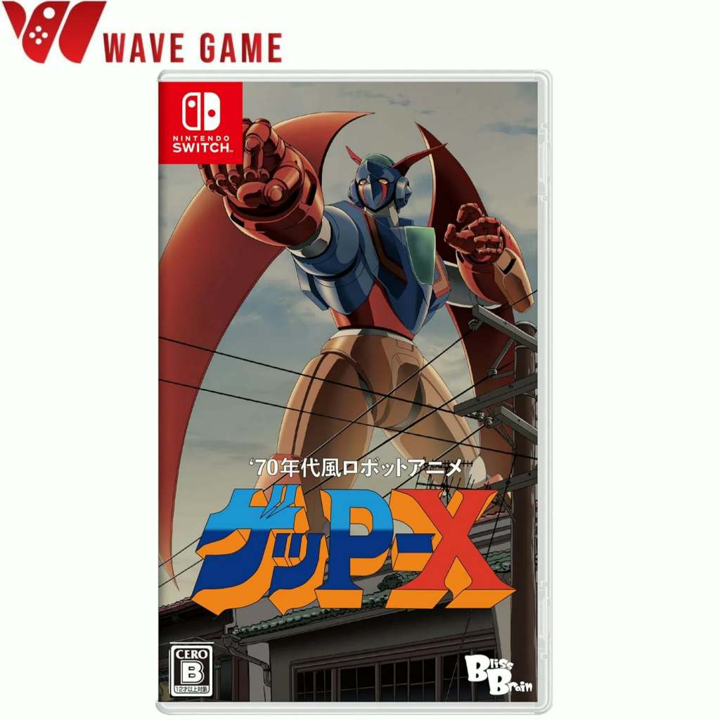nintendo switch 70s style robot anime geppy x ( english japanese )