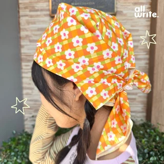 allwrite Herb Headscarf ผ้าโพกหัวลายดอกไม้สุดคิวท์