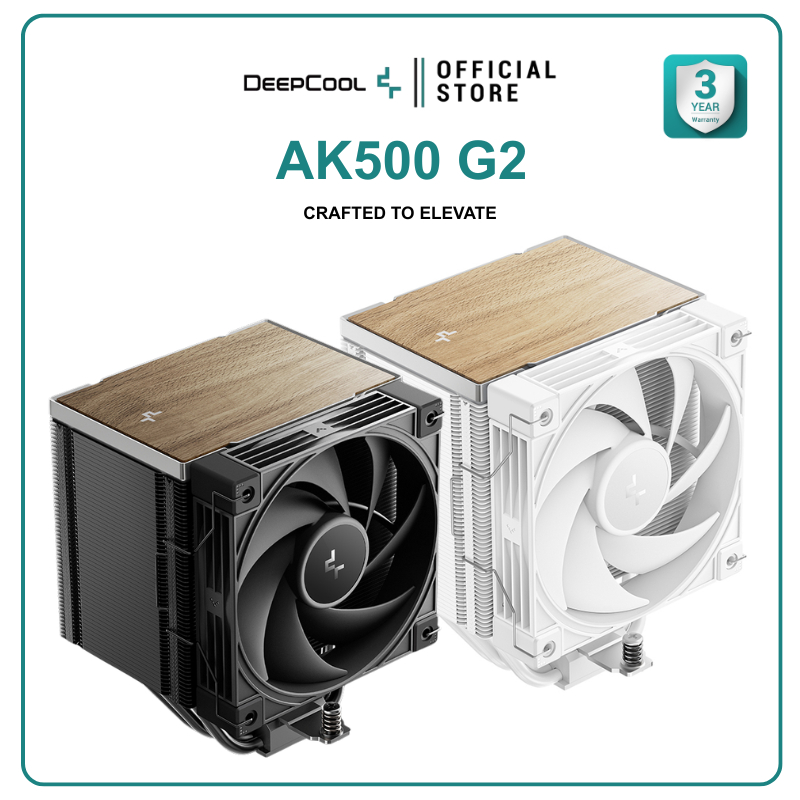 DEEPCOOL - CPU COOLER AK500 G2 / AK500 G2 WHITE พัดลมระบายความร้อนซีพียู รับประกันสินค้า 3 ปี