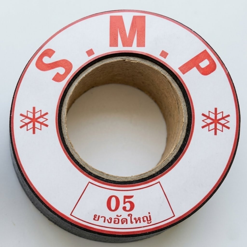 ยางขอบกระจก 05 ยางอัดกะจก 5 มิลSMP