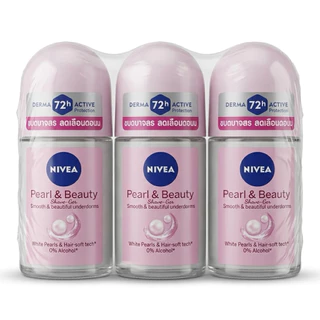 [แพ็ค 3 ]นีเวีย โรลออน เอ็กตร้า ไบรท์ เรเดียนโรลออน ขนาด 25 มล. Nivea extra bright radiant roll on 25 ml.