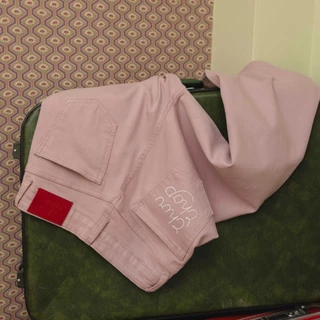 [พร้อมส่ง] CHUUCHOP (XS-4XL) - Rocky road jeans กางเกงยีนส์เอวสูง ผ้ายืด ทรงสวย ลุคมินิมอล ใส่สบาย (C9100)