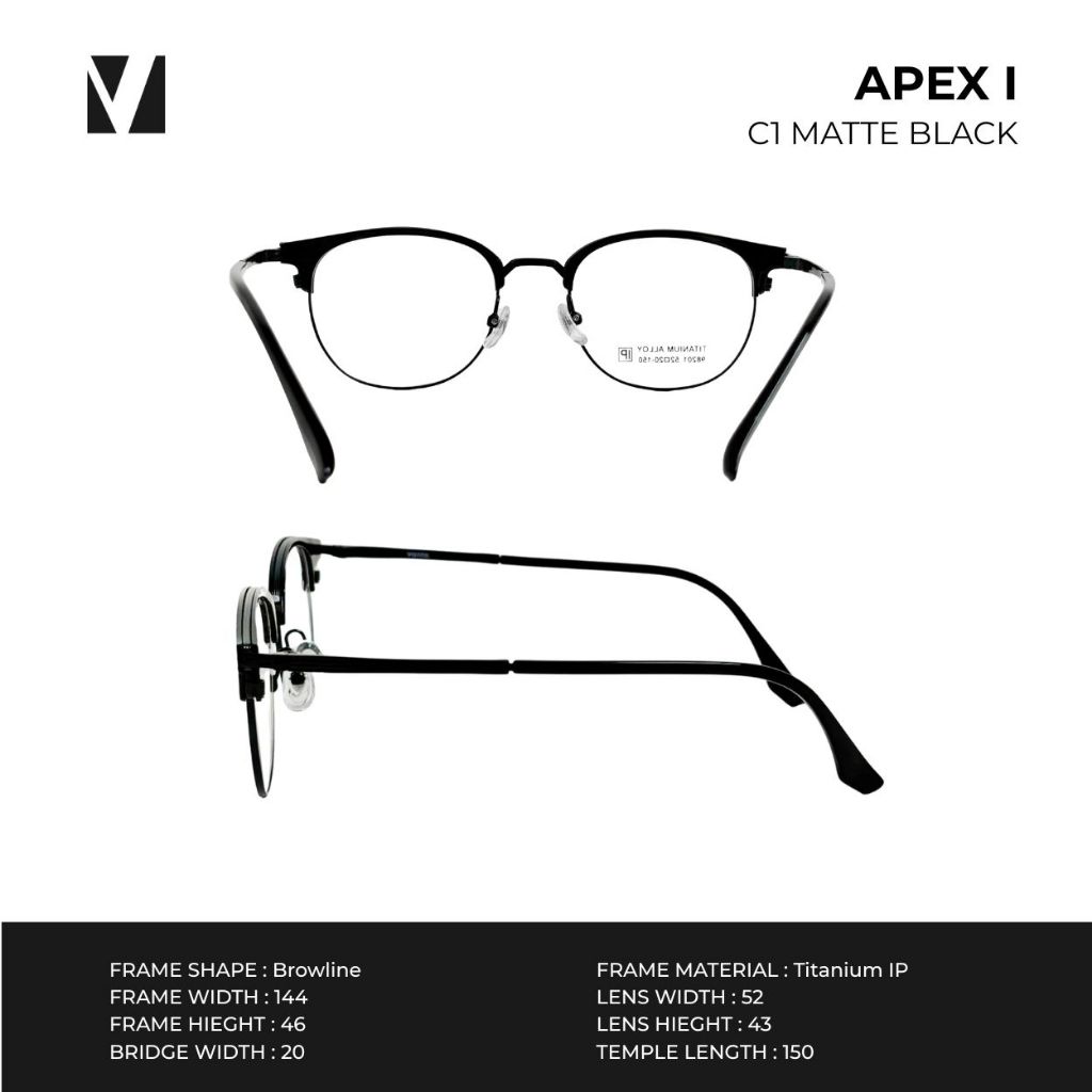 vanta. إطار نظارة تيتانيوم APEX I مع كليب مغناطيسي مستقطب — صورة 4