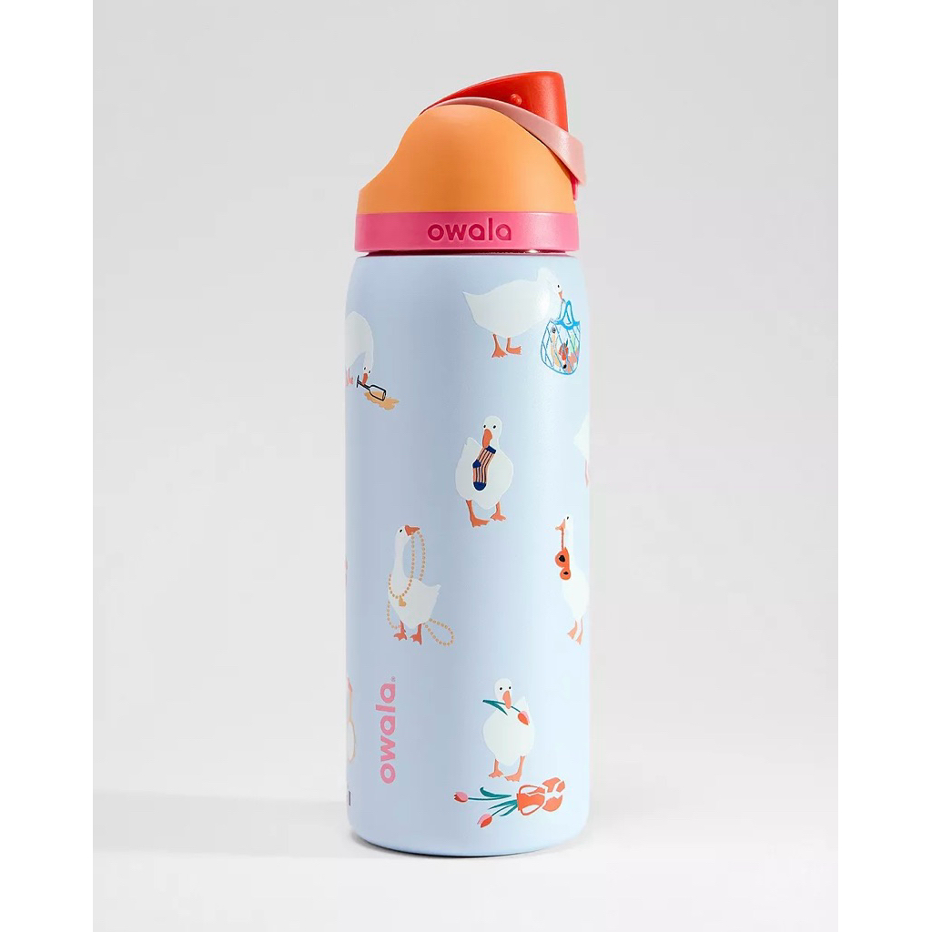 พรีออเดอร์ โอวาล่า ลายน้องเป็ด (มีขายเฉพาะที่ยุโรป) Owala Silly Goose FreeSip 32oz. แก้วน้ำเก็บความเย็น