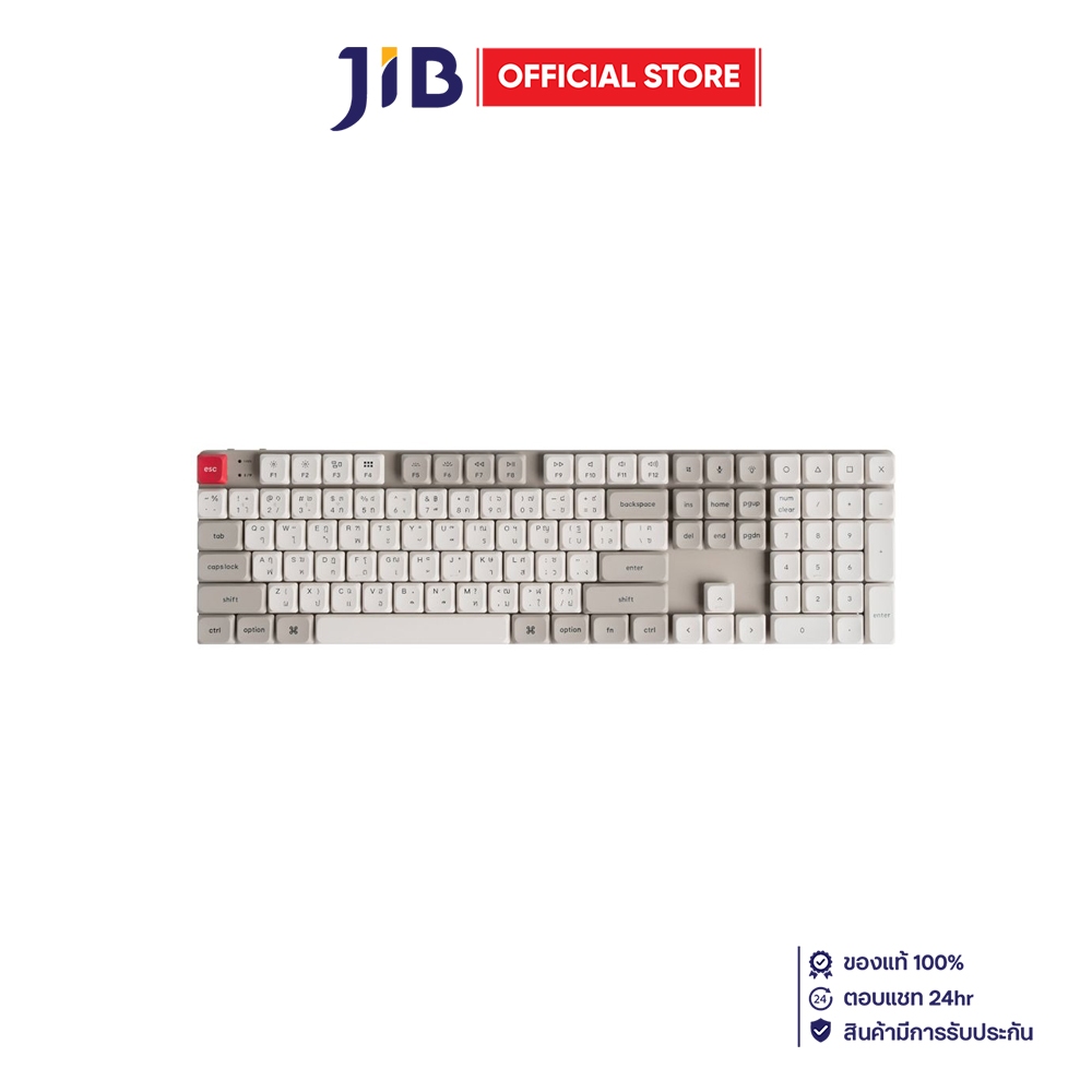 WIRELESS KEYBOARD (คีย์บอร์ดไร้สาย) KEYCHRON K5 MAX - SILENT RED SWITCH RGB EN/TH RETRO K5M-L6-TH