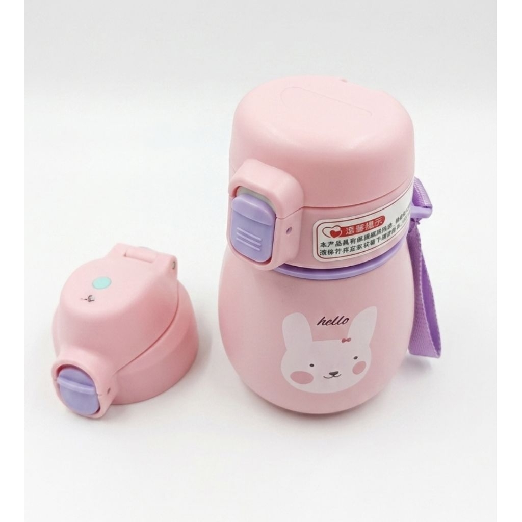 กกระติกน้ำควบคุมอุณหภูม Diller Kids Vacuum Bottle ลายกระต่าย