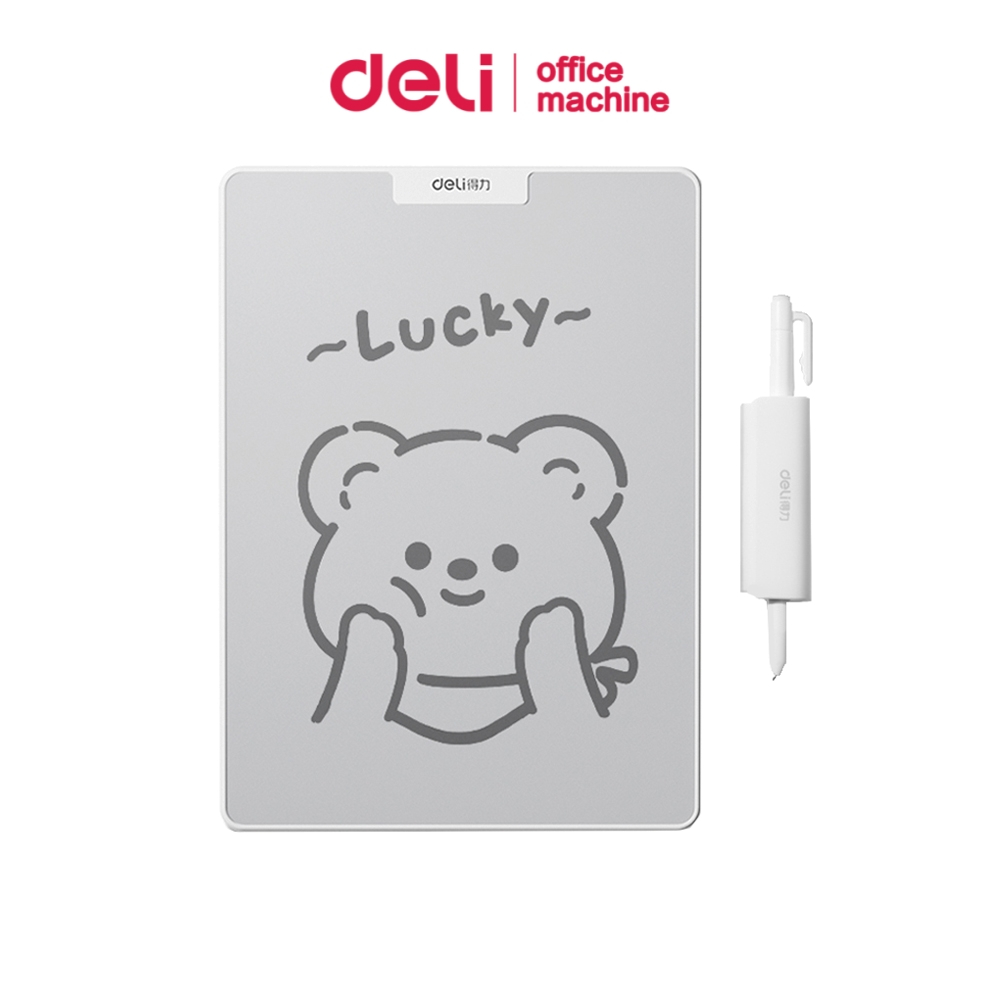 Deli กระดานไวท์บอร์ด กระดานจดแม่เหล็ก ติดตู้เย็น พร้อมปากกาแม่เหล็ก เขียนลบได้ Magic Whiteboard