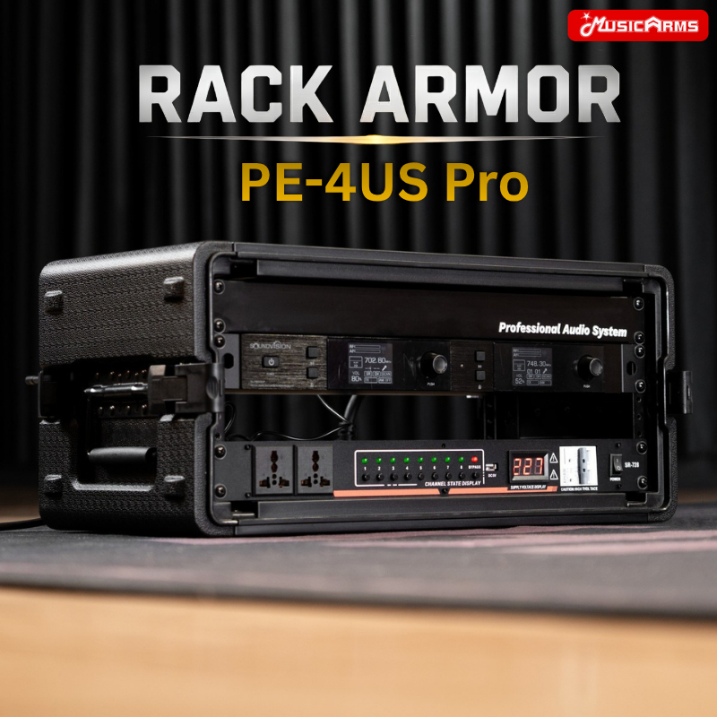 Rack Armor NTS PE-4US Pro ตู้แร็คเก็บเครื่องเสียงแบบ 4 U ลึก 10 นิ้ว กล่องแร็ค