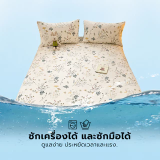 ผ้าปูที่นอน เนื้อผ้าฝ้าย ขนาด 3.5 ฟุต 5 ฟุต 6 ฟุต ผ้านุ่ม