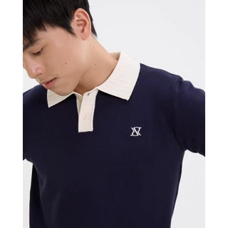 REEVE DUAL KNIT POLO-เสื้อโปโล Knit