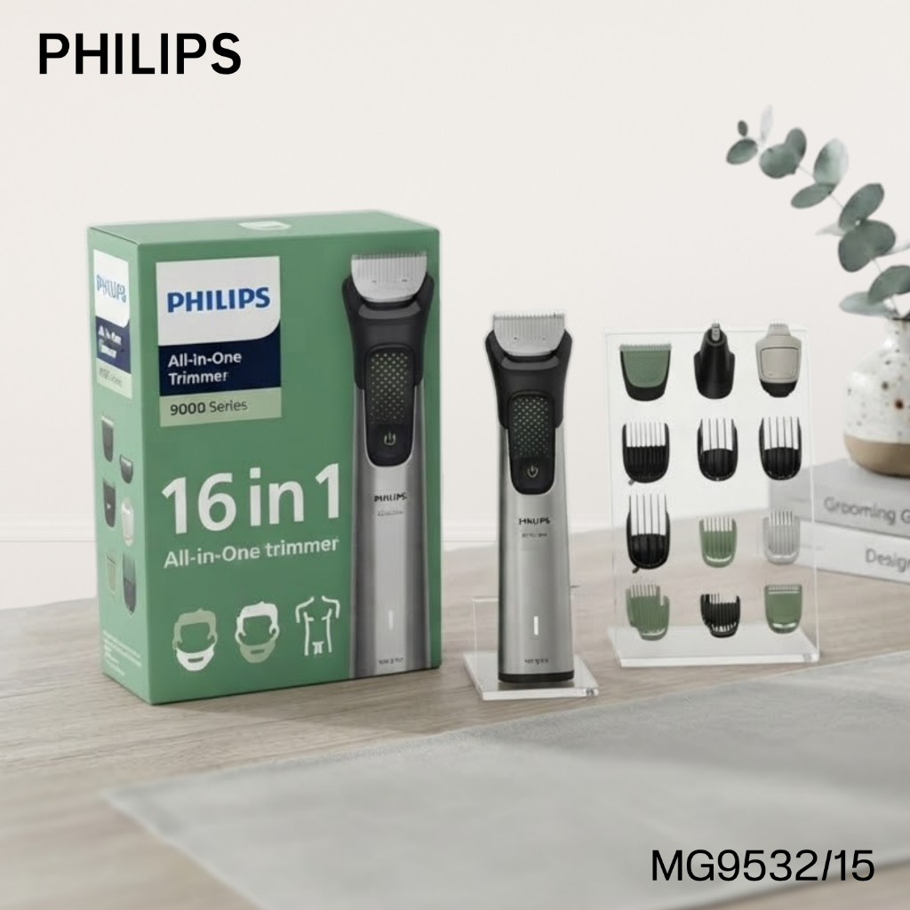 PHILIPS อุปกรณ์จัดแต่งทรง All-in-One 9000 Series (16-in-1) รุ่น MG9532/15