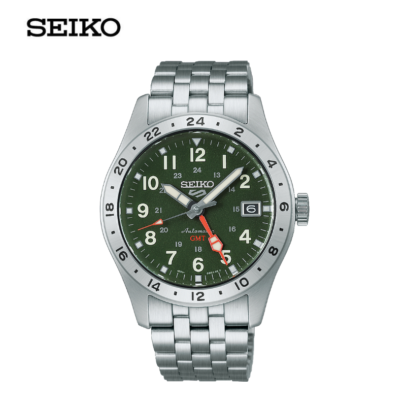 SEIKO 5 SPORTS FIELD ไซโก นาฬิกาข้อมือ รุ่น HDB001K ขนาด 39.40 mm. สีกากี