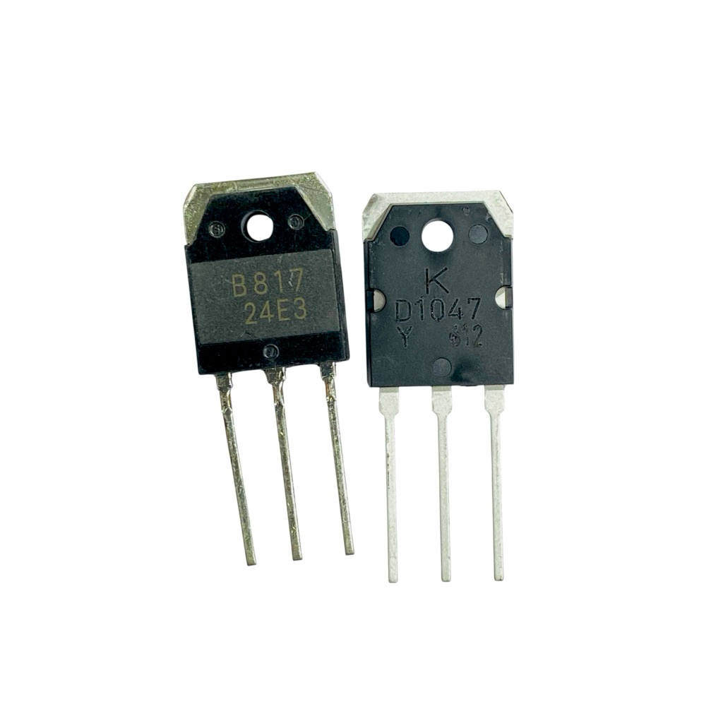 Transistor  D1047+B817 12A 160V (ขายเป็นคู่) ชนิด PNP+NPN มีสินค้าพร้อมส่งในไทย