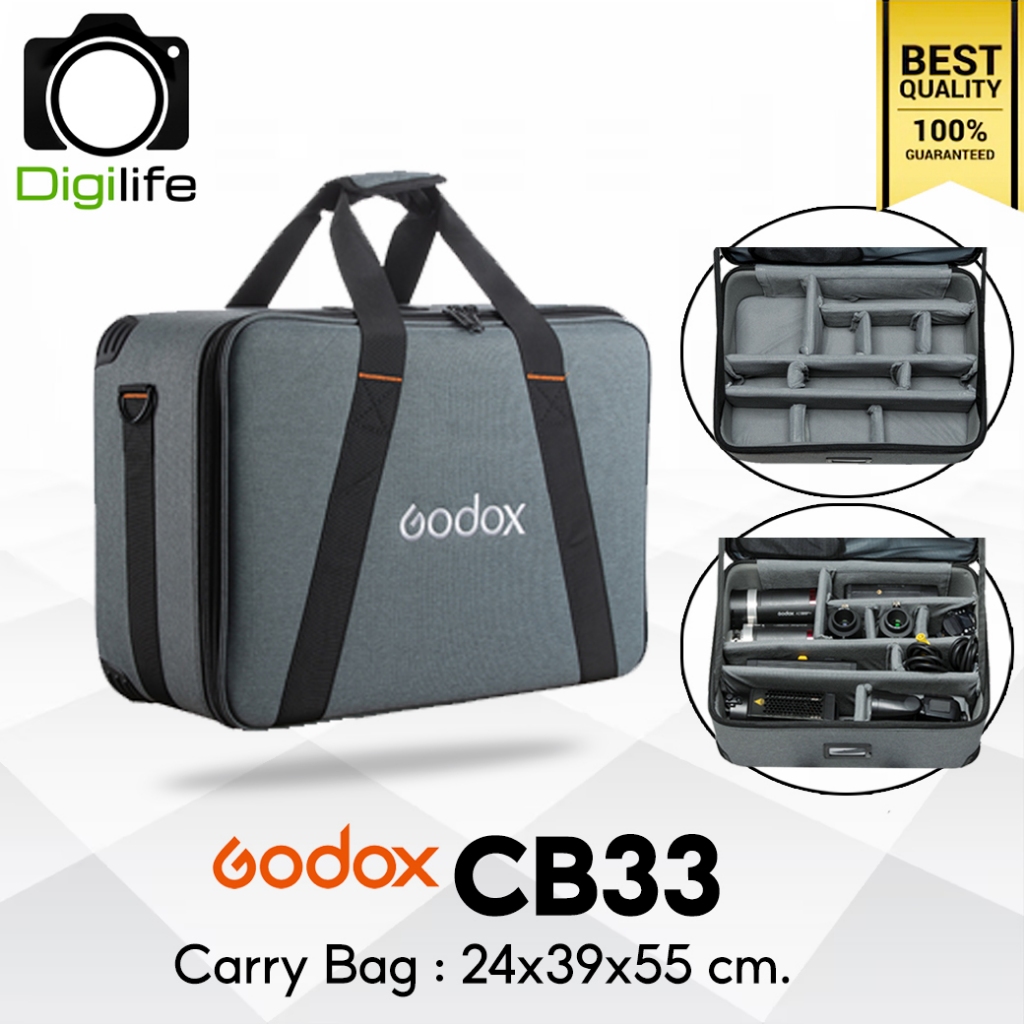 Godox Bag CB33 Carry Bag กระเป๋า สำหรับ Camera, Flash, LED, Accessories - Digilife Thailand