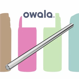 ✨ หลอดสำรอง Owala 1 ชิ้น + แปรงทำความสะอาด | เปลี่ยนเมื่อจำเป็น ใช้ได้ทุกรุ่น 12/1624/30/32oz วัสดุสแตนเลสเกรดพรีเมียม