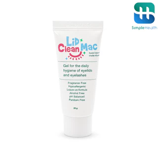 Simple Healthcare เจลทำความสะอาดโคนขนตา Lid Clean Mac 20 กรัม อ่อนโยน ไม่ระคายเคือง ถูกหลัก อย.