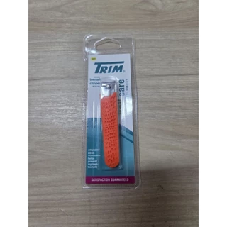 ตัดแต่งเล็บได้ดั่งใจ TRIM กรรไกรตัดเล็บด้ามซิลิโคน ( ด้ามฟ้า ) ด้ามจับซิลิโคน กันลื่น สีฟ้า / ราคาถูก ราคาต่อ 1 อัน