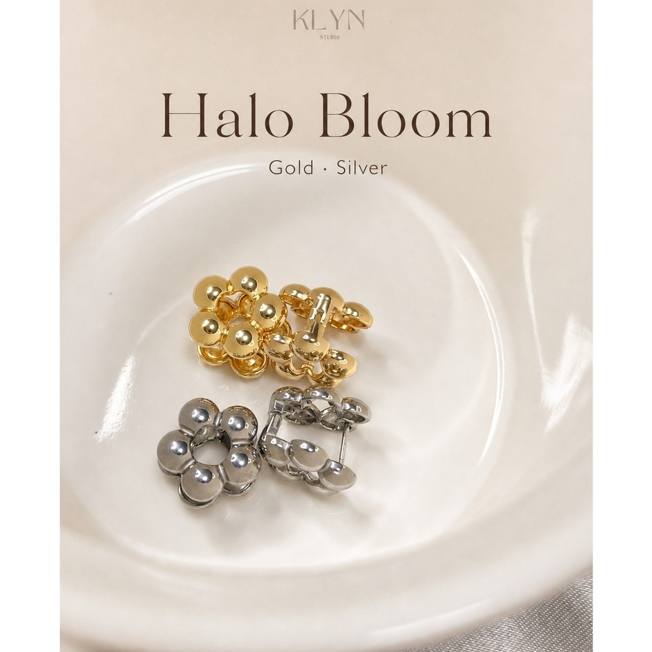 KLYN Studio - Halo Bloom ต่างหูทรงดอกไม้