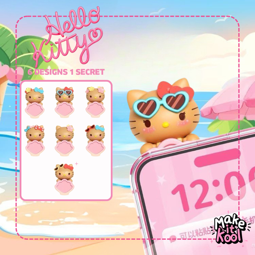 [พร้อมส่ง]-Hello Kitty Beach Series ที่เกาะมือถือ ของแท้